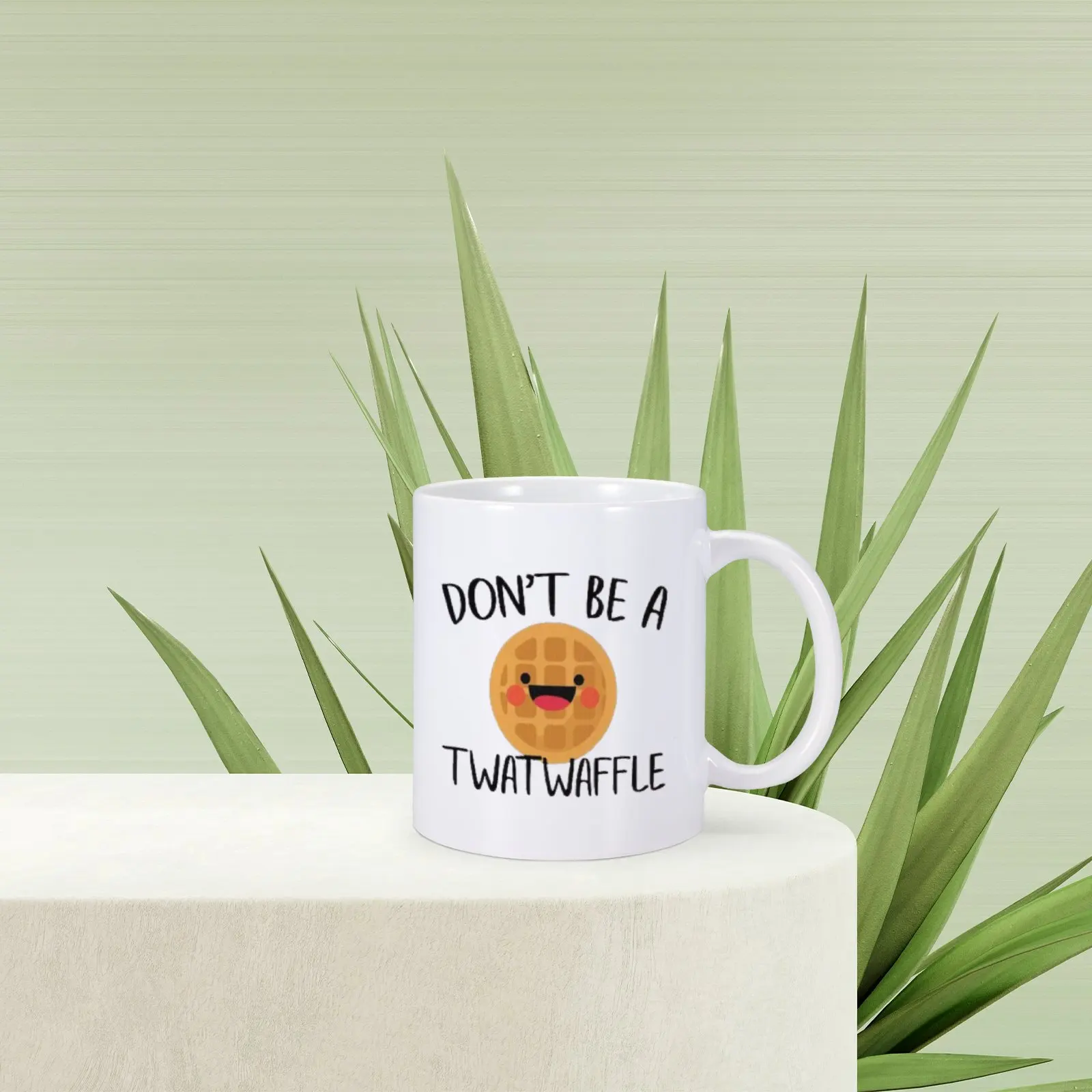 Don\'t Be A Twatwaffle Ceramic Coffee Mug Milk Tea Hot Water Drinkware Cup for Friend Coworker Family Woman Man Creativity Gift