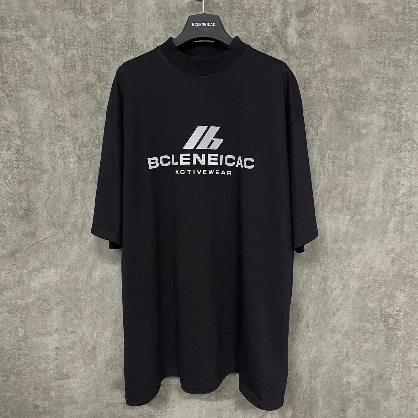

BCLENEICAC New Ib Slogan Reflective Print Loose ort Sve T-irt Couple's Casual Top Small Collar ex Cotton Tee
