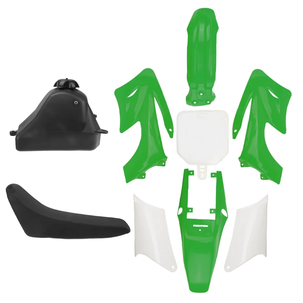 Plastic Cover Fairing Kits With Racer Seats Gas Fuel Tanks Set For APOLLO ORION 70CC 110CC 125CC 150CC DIRT BIKE Atomik