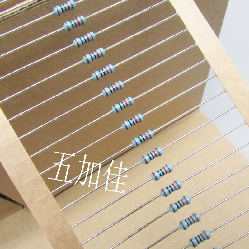10-100pcs RN25T51200F 0.25W RN1/4W 120R 1% precision metal film resistor produced in Taiwan