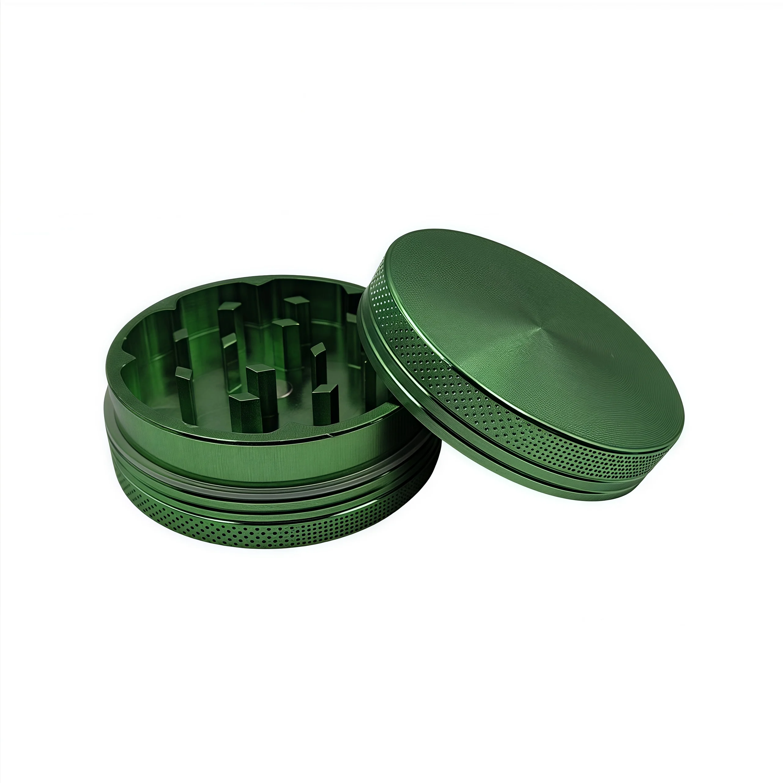 11-Color 50mm Manual Grinder - Dual-Layer Fast Grinding with Diamond Teeth, Portable Design，The best Smoking accessories