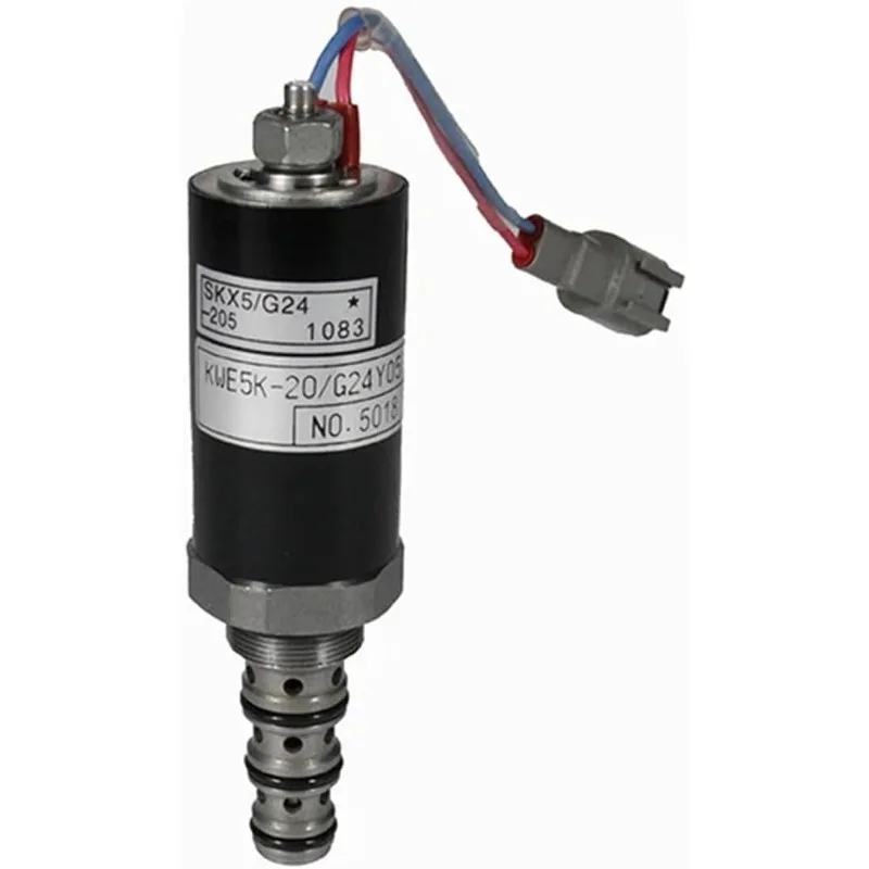 Excavator SY Security Lock Diesel Engine Solenoid Valve KWE5K-20 G24D07-T