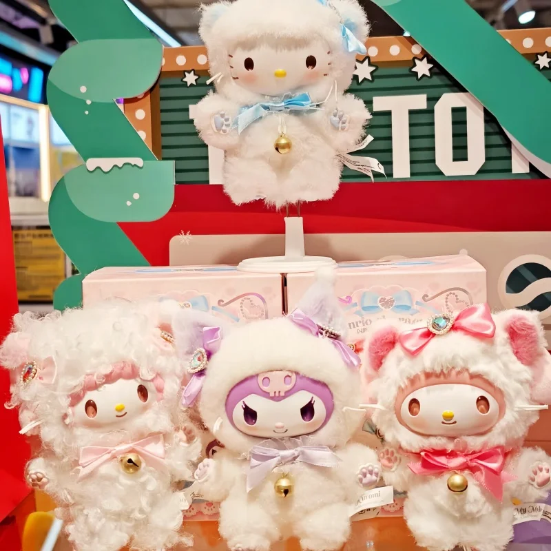 

New Original Sanrio Twinkle Meow Meow Group Series Blind Box Vinyl Plush Pendant Cute Dolls Mystery Box Figure Toy Birthday Gift