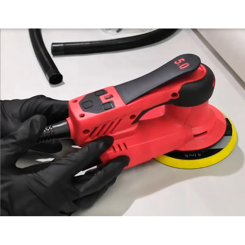 Lixadeira Orbital Aleatória Elétrica Multi-function Velocidade Variável Sanders com Fio Carpintaria Cantos Polidor Ks01150