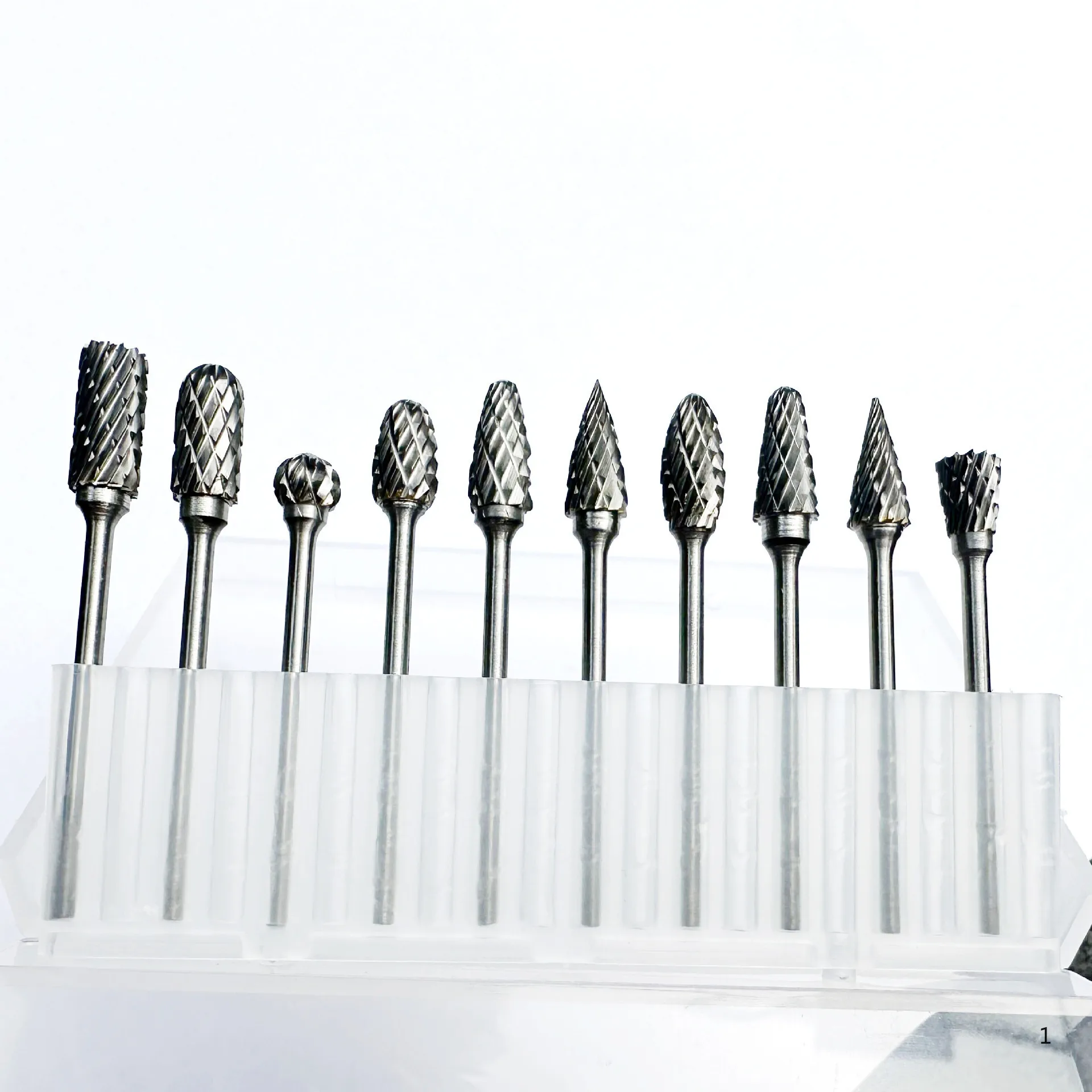 Alloy rotary file 2.35 tooth machine grinding head 2.35x6 small handle tungsten steel grinding head olive engraving milling