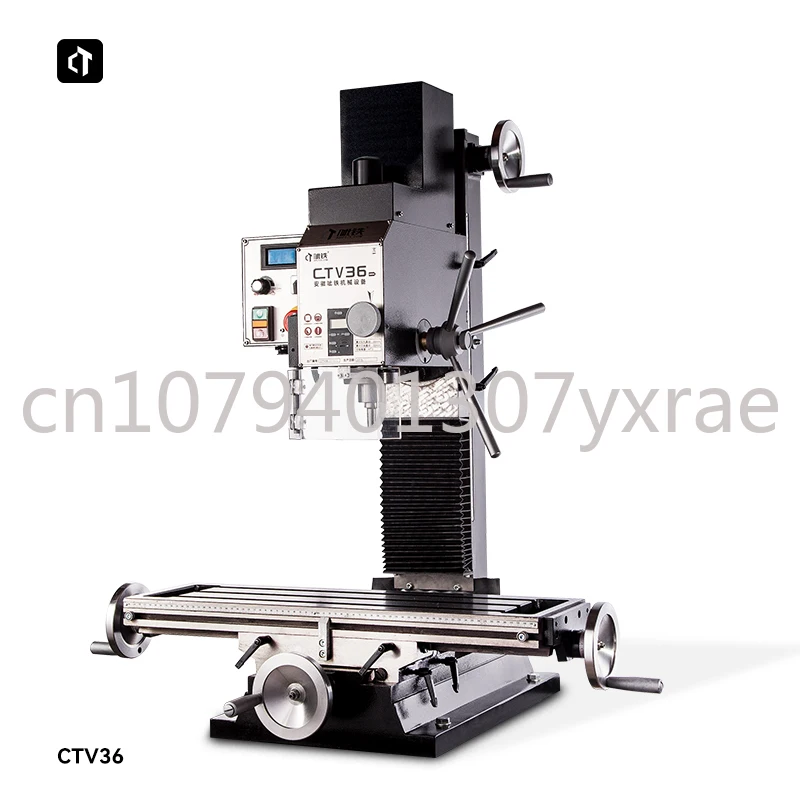 

Iron Ctv36 Mute Drilling and Milling Machine Household Continuously Variable Speed Bench Drill Desktop Small High Precision