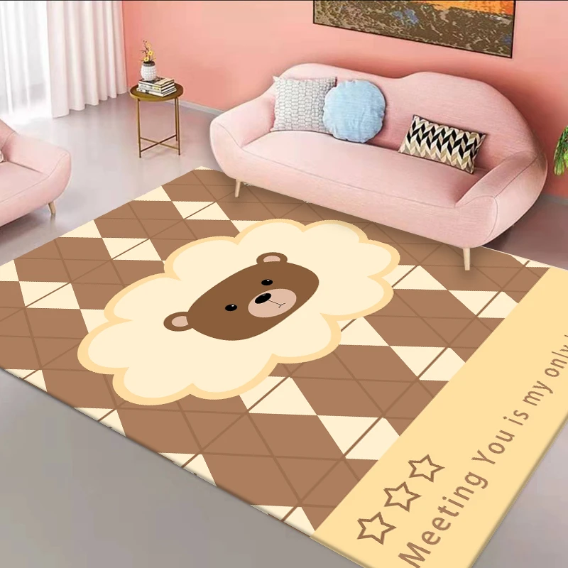 Modern Living Room Decoration Rugs Large Area Cloakroom Dressing Table Carpets Ins Style Bedroom Decor Carpet Home Balcony Rug