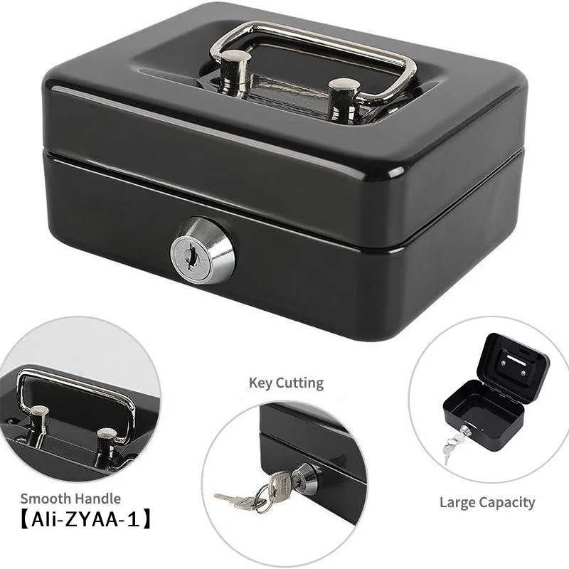 【A】Newly Designed Portable Piggy Bank Compact And Easy To Carry Key Holder With Lock Coin Box