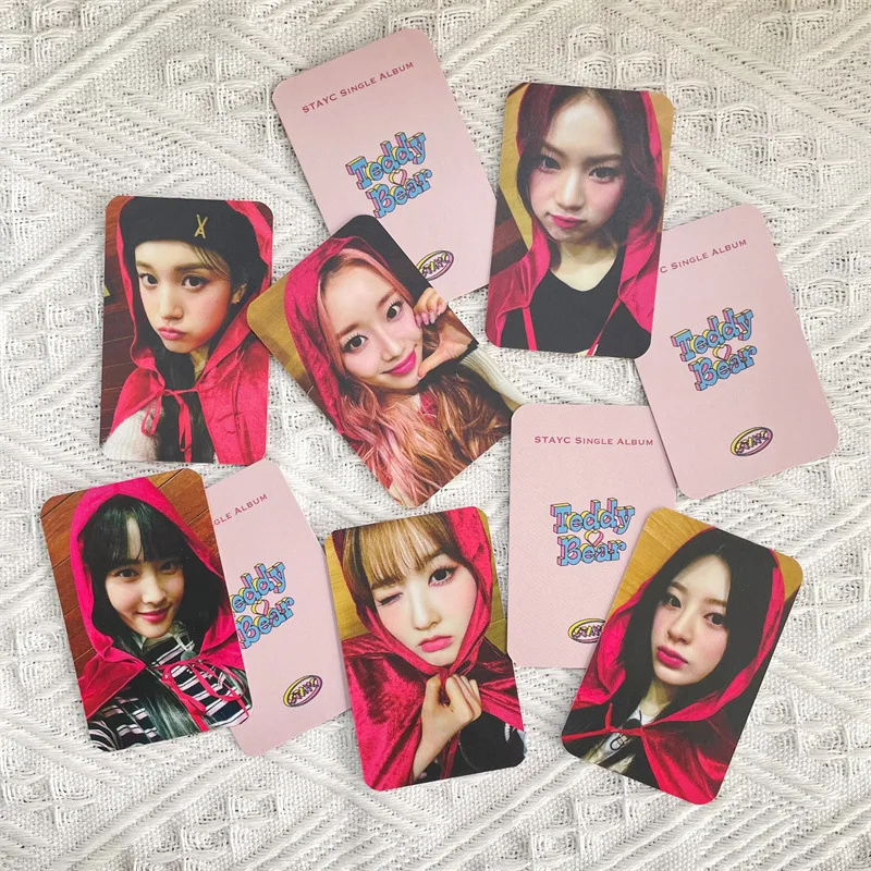 

STAYC's New Album "Taddy Bear" With The Same Small Card Postcard, Fan Collectible Card, Celebrity Merchandise