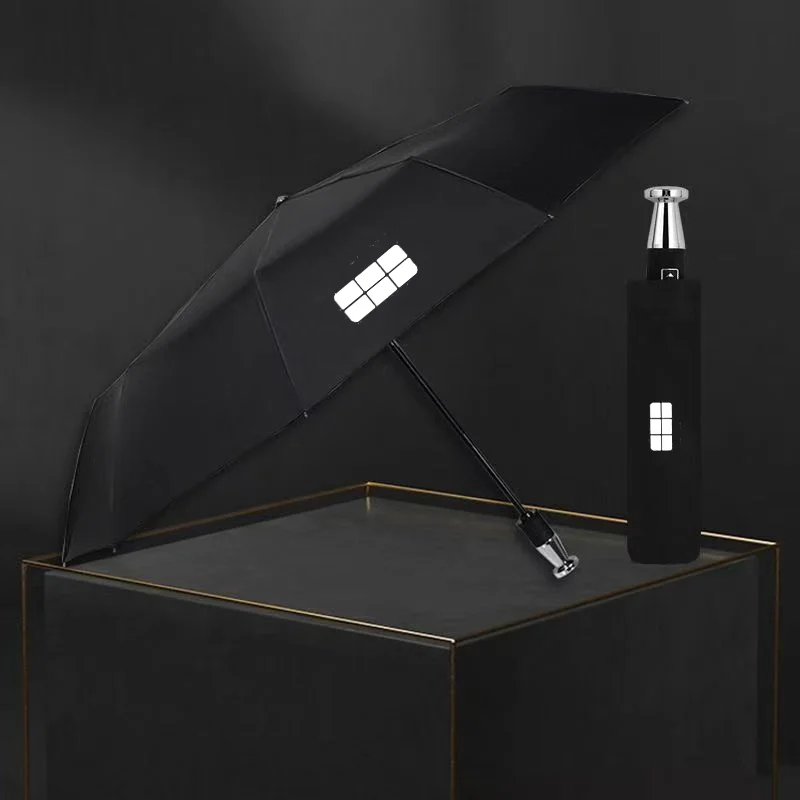 For Geely Galaxy L6 A7 EM EV TT E8 E5 M7 700 M9 V900 L380 L7 6 7 8 PHEV Car Light Automatic Folding Windproof Sunshade Umbrella