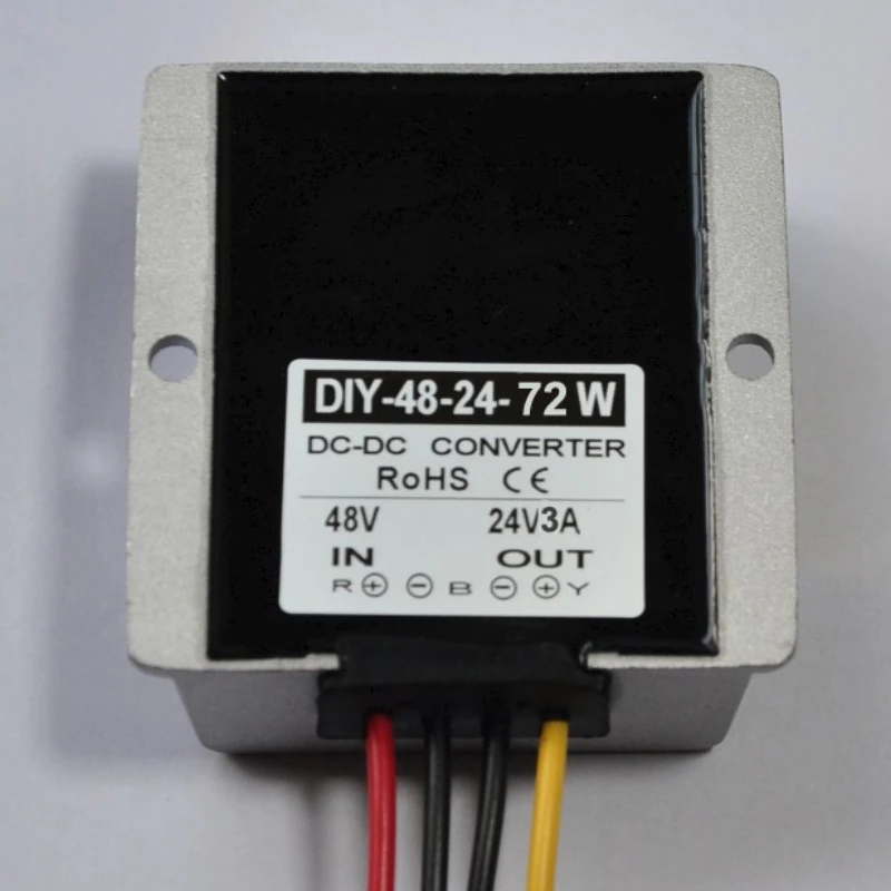 36V48V(30V-60V) Step Down To 24V 3A 72W Power Converter Waterproof Step Down Power Module Voltage Regulator