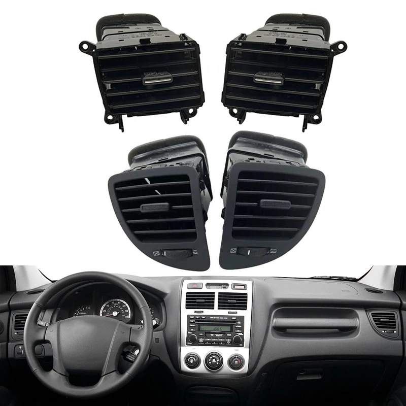 

Решетка кондиционера на приборной панели для Kia Sportage 2005 2006 2007-2009, вентиляционные отверстия кондиционера 974801F000 974901F000