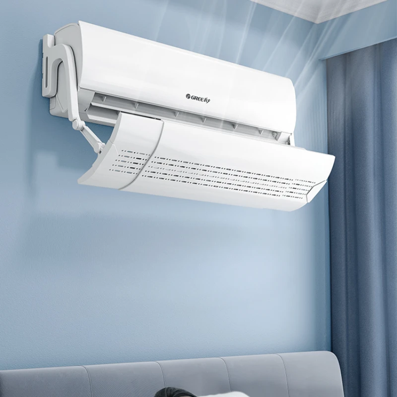 Wall-Mounted Wind Deflector for Air Conditioner with Adjustable Angle