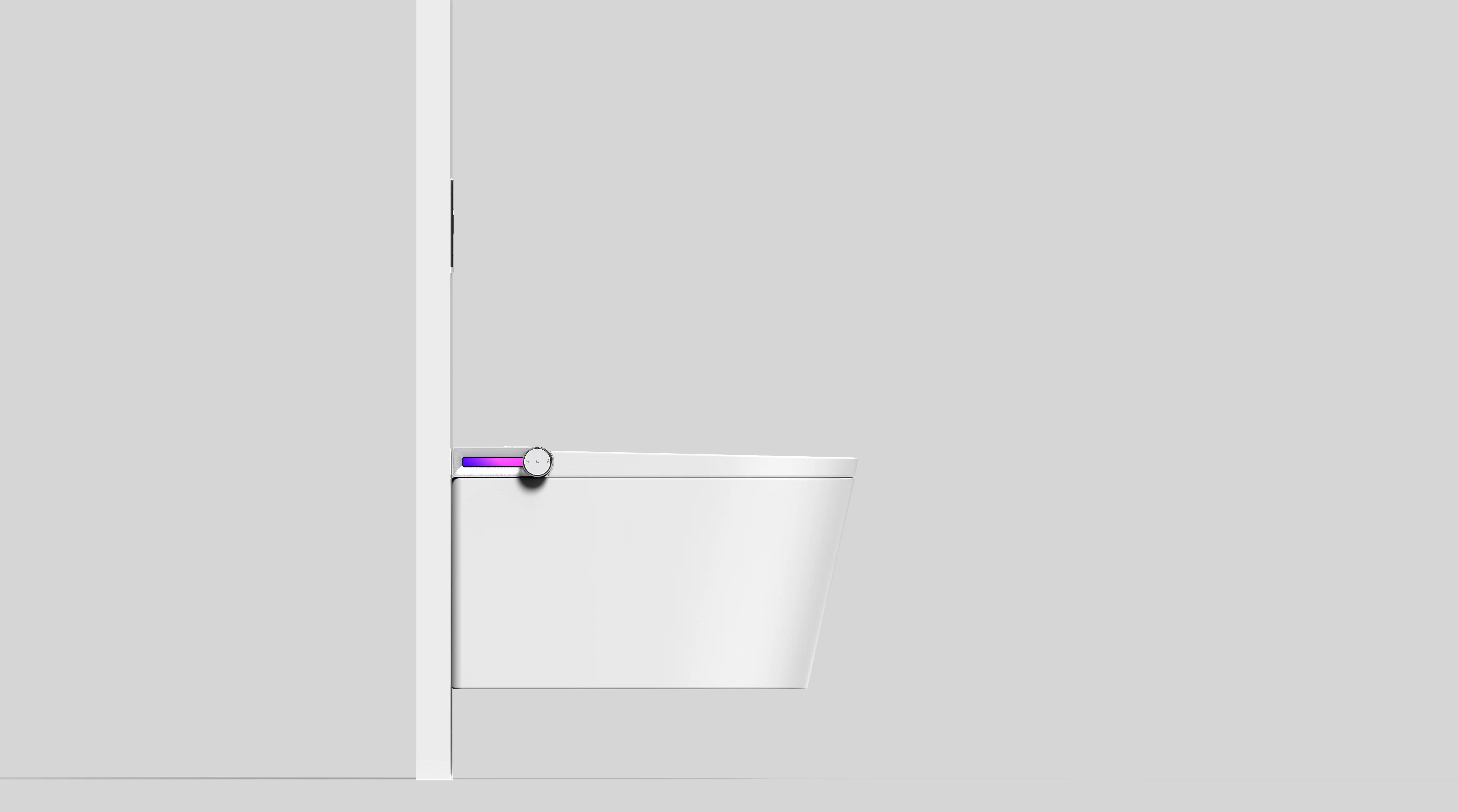 Back To Wall Mounted Hanging Wc Luxury Rimless Automatic Flush Bathroom