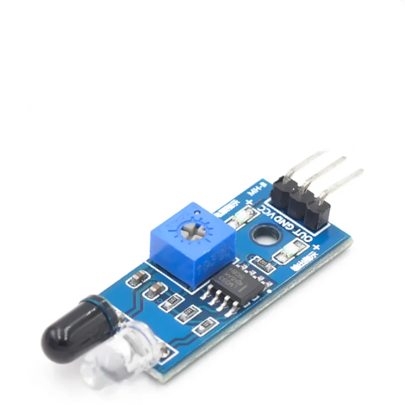 Smart Car Obstacle Avoidance Sensor Module, Infrared Diode Pair Module, Photoelectric Reflective Sensor, Line Following