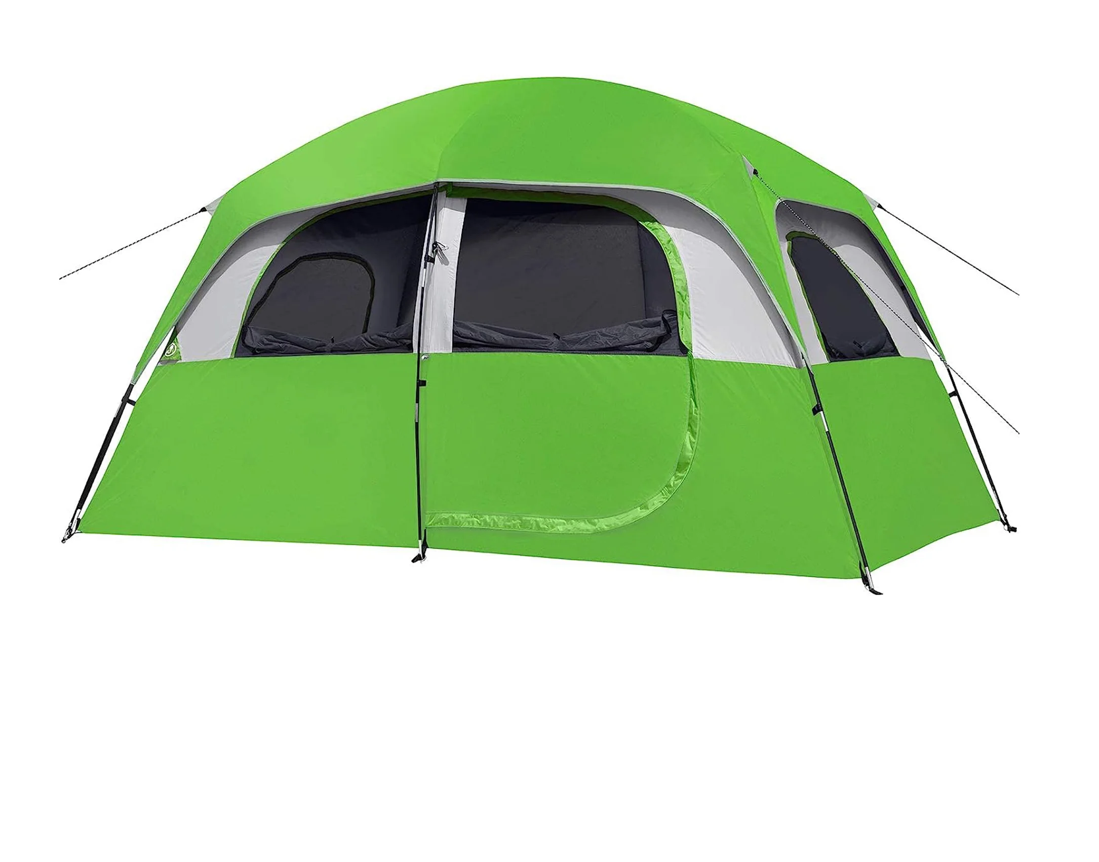 camping tent, waterproof and windproof family tent, double layered