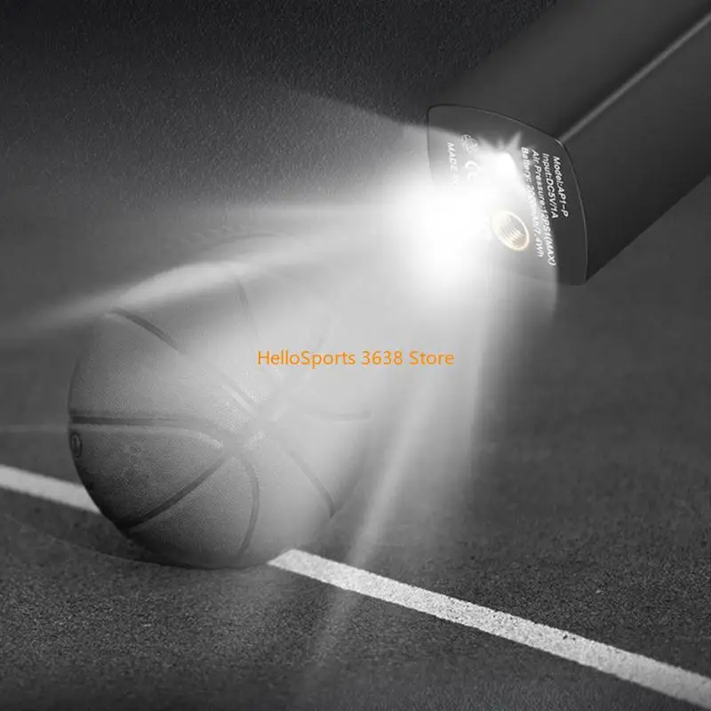 A52F 12psi Ball Pumpe Fasts Ball Inflation mit Taschenlampe für Fußballbasketball
