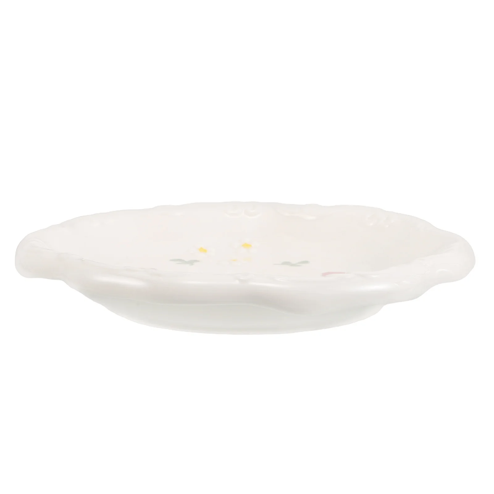 Irregular Ceramic Jewelry Tray Decorative Vanity Tray Trinket Dish Ring Holder Plate for Jewelry Keys Small Items