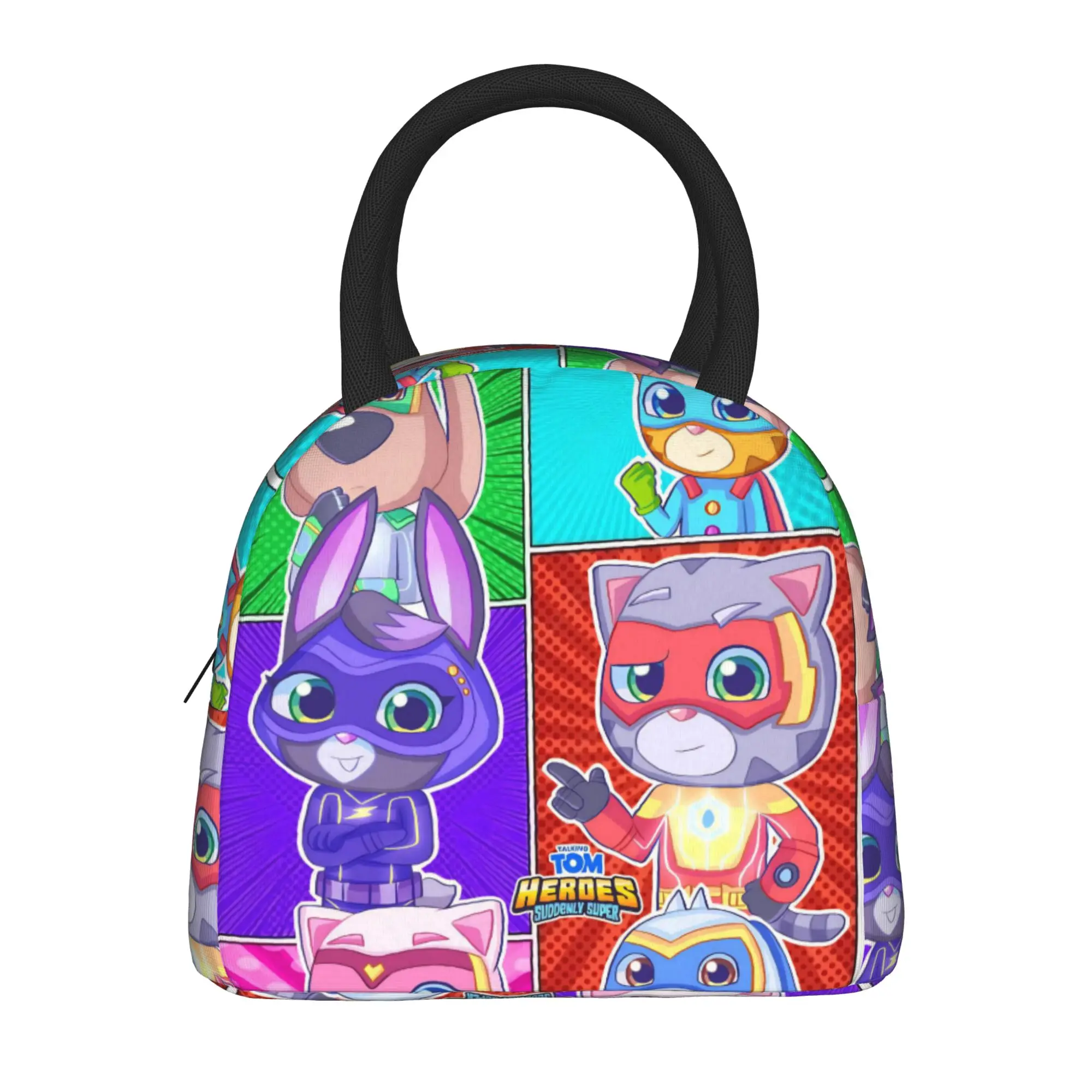 T-Talking T-Tom And F-Friends Insulated Lunch Bag for Men Women  Food Container Portable Cooler Thermal Lunch Boxes For Work