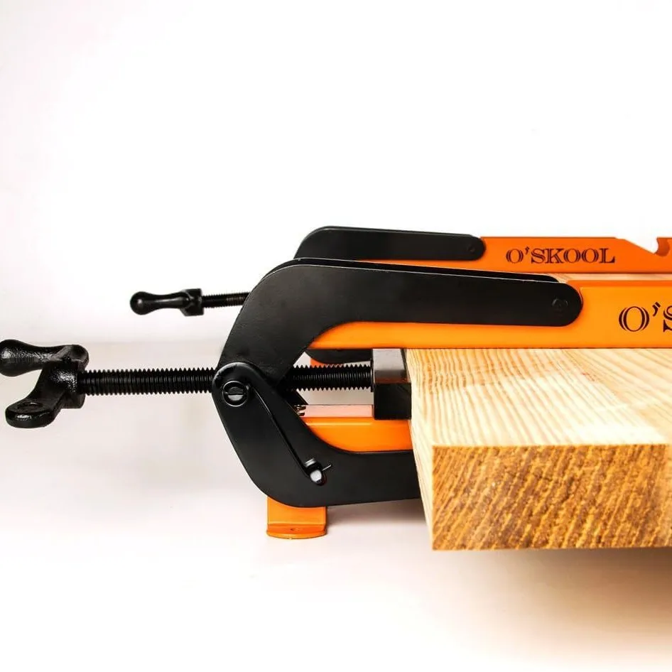 Woodworking Panel Clamp Set 2-Piece, Quick Adjust Pressing Tool for Gluing, Heavy Duty Board Fixing Kit