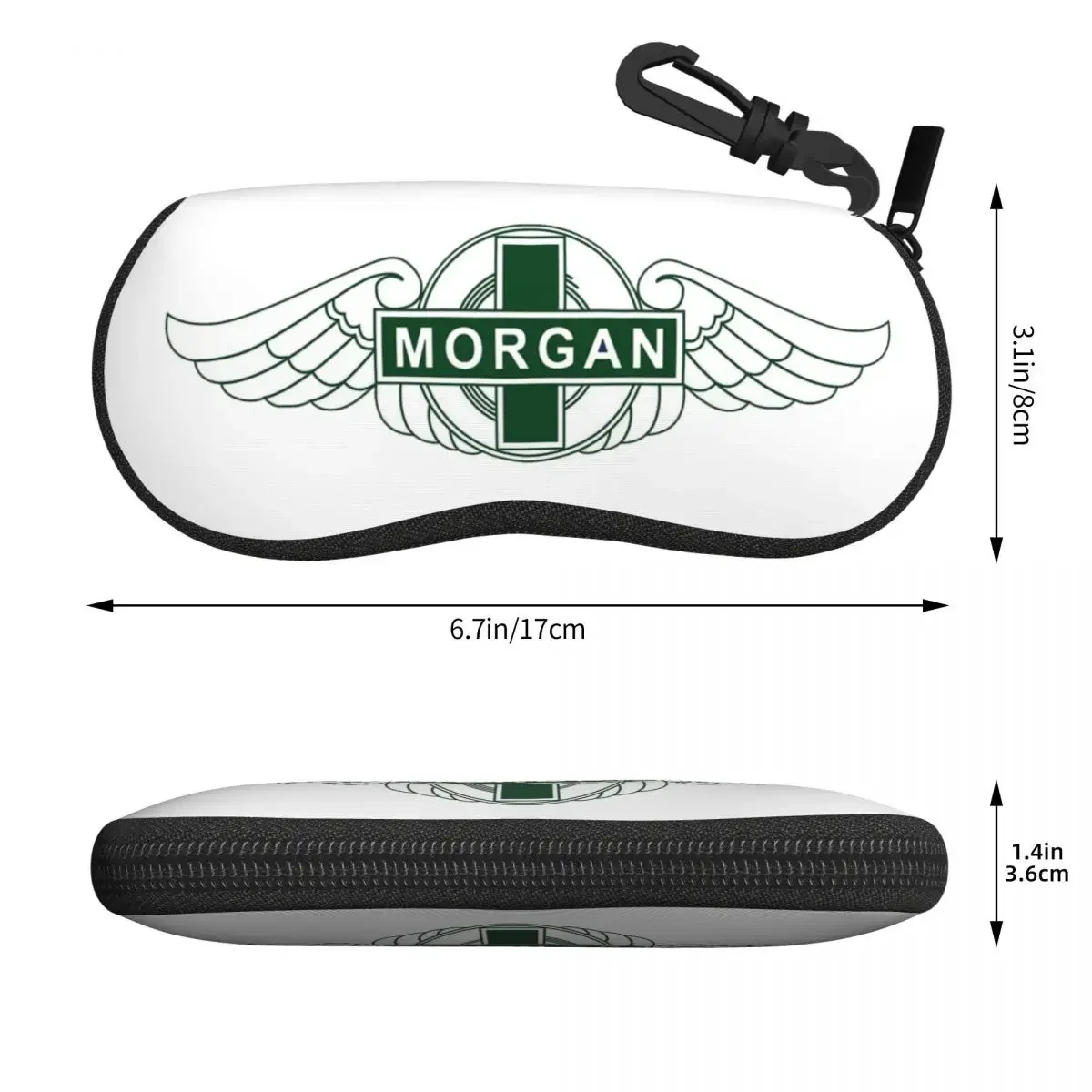 Morgan Motor Car Company Shell Glasses Case Protector Sunglasses Box Women Men Soft Eyeglass Bag Pouch