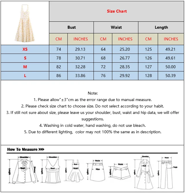 BSAY 2026 Sommer Neues Damenkleid mit Fruchtprint, Neckholder, Midi-Länge, Ärmellos, A-Linie, Süßes Freizeitkleid für Strand und Urlaub – Detail 1