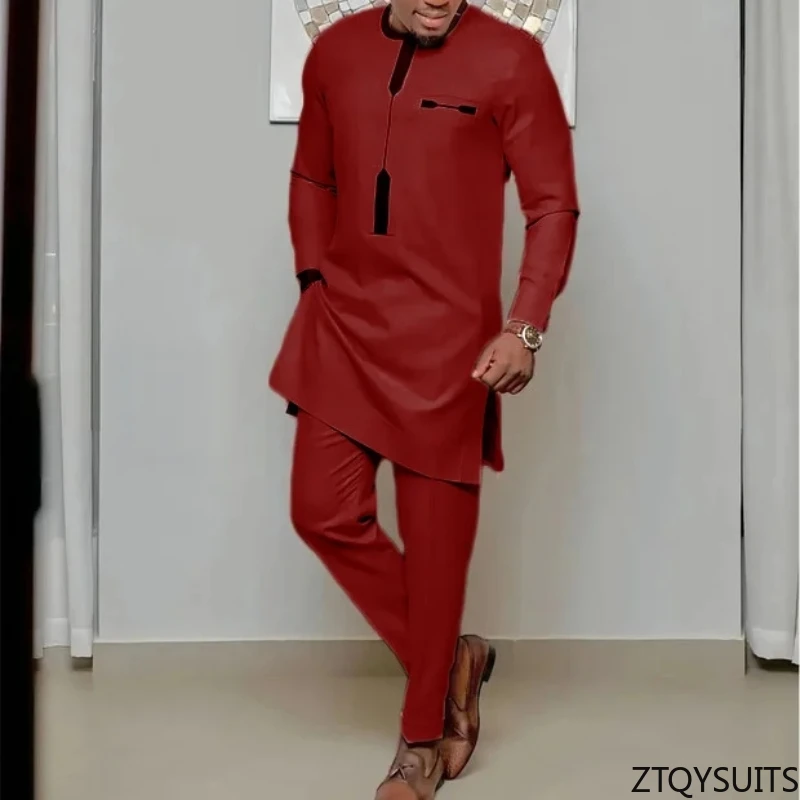 

Premium Men's Luxury Casual Print Two-Piece Suit Set - Fashionable Lightweight Outfit with Modern Design for Streetwear, Party &