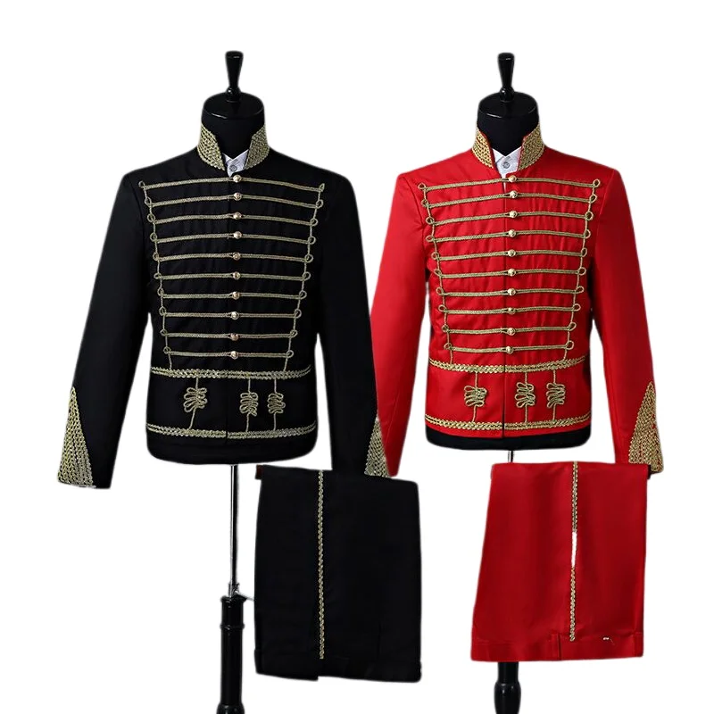 Men's Court Dress, European Drama Drama Costume, Prince Stage Retro Performance European Court Costume