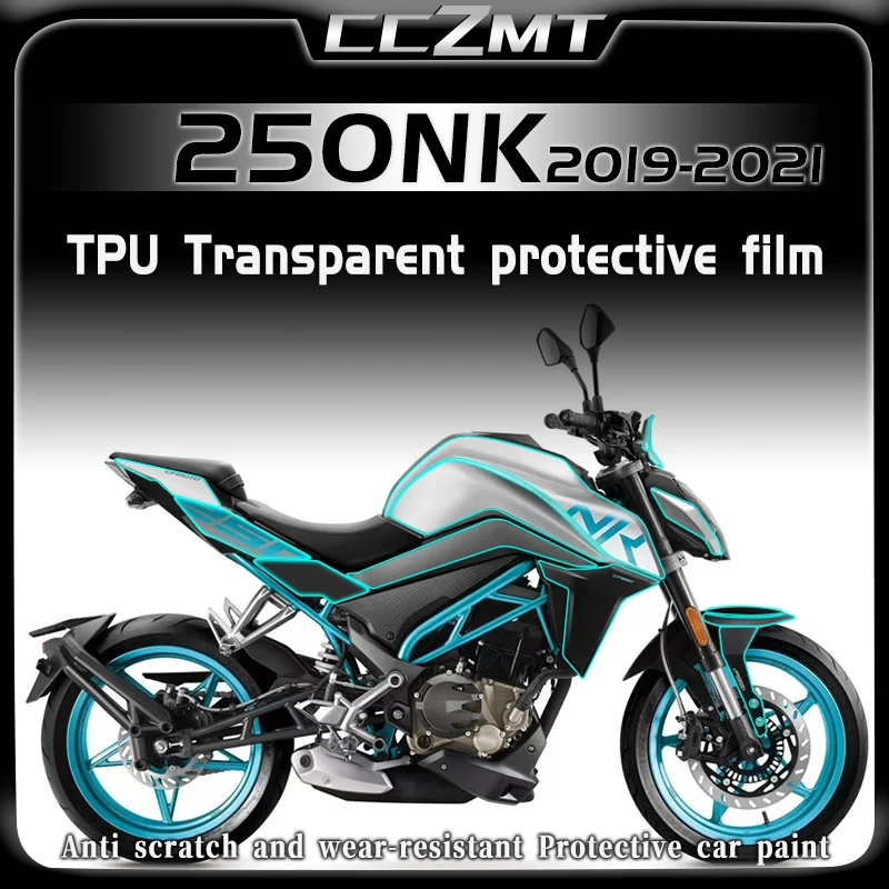 

For CFMOTO CF 250NK NK250 250nk nk250 2019-2021 Invisible Car Clothing Transparent Protective Film Stickers Modified Accessories