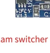 VIFLY Cam Switcher Dual FPV Camera Module No Betaflight Config Fast Switch Direct Receiver Signal for Racing Drone Airplane