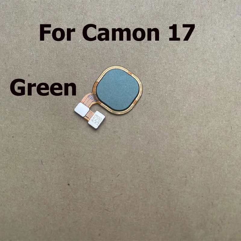 For Tecno Camon 17 Pro Fingerprint Sensor Recognition Flex Cable Power Button Smartphone Repair Parts