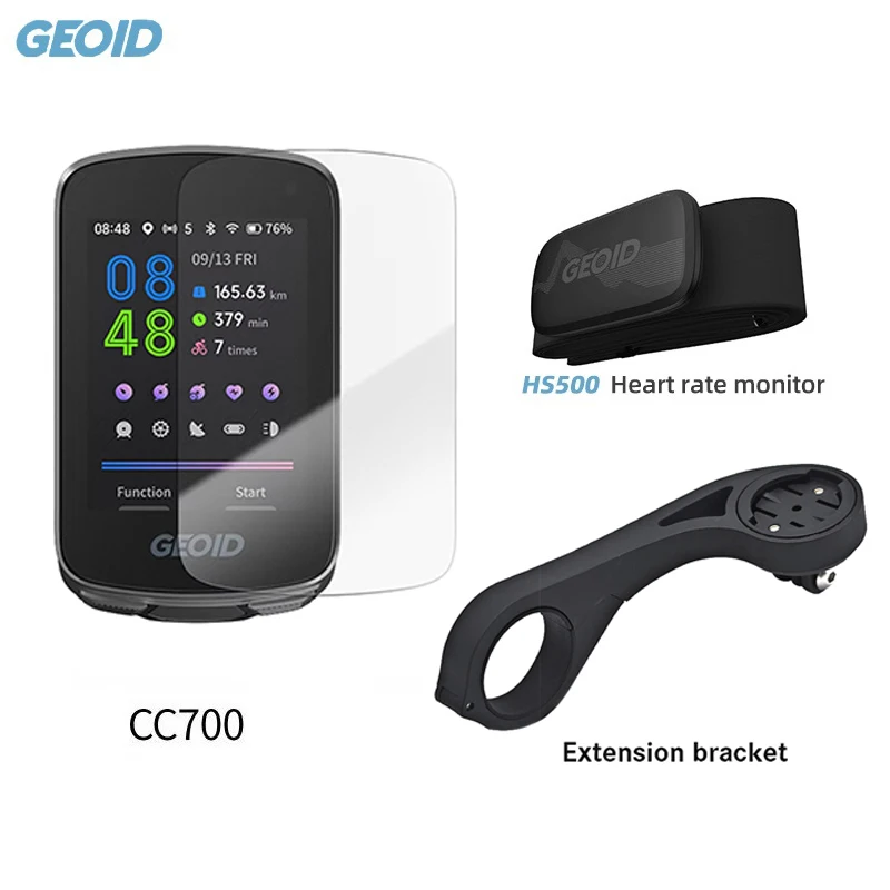 2.8インチカラースクリーン GEOID CC700 GPSバイクコンピューター