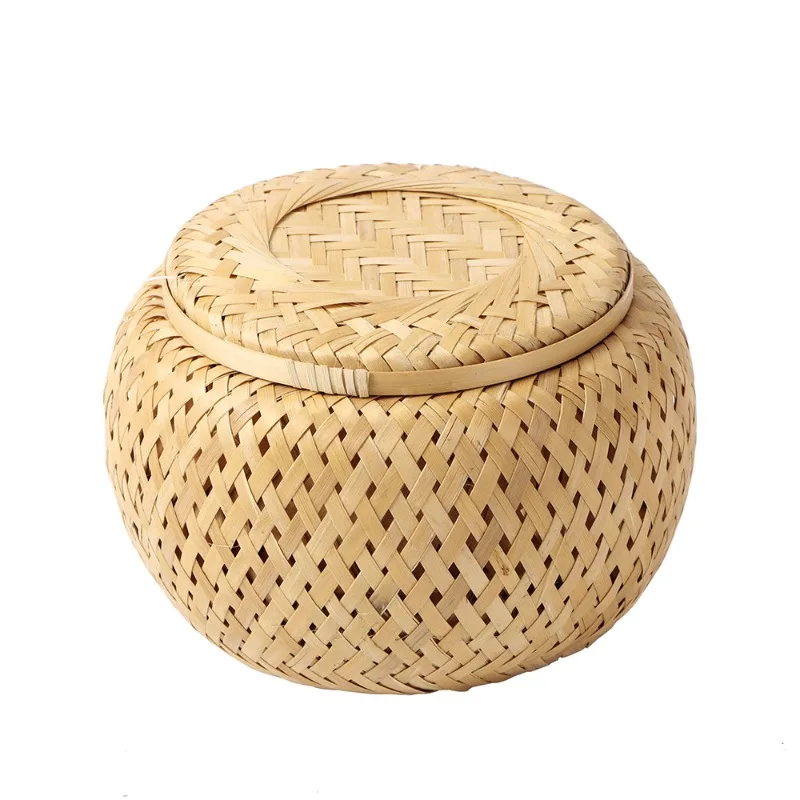 

Bamboo woven tea can, Pu'er Xiaotuo tea can gift