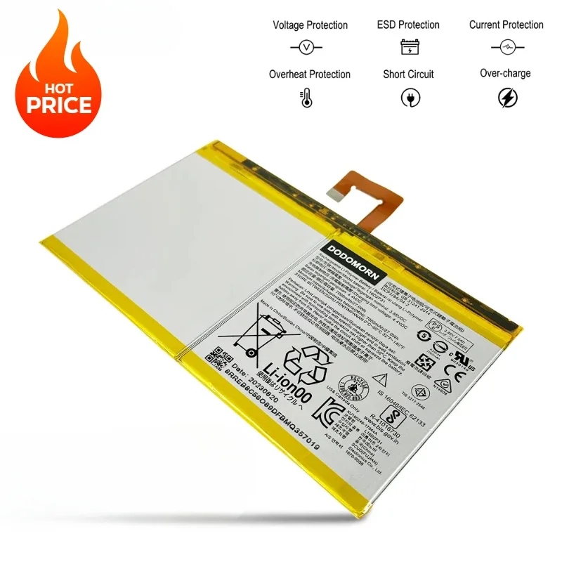 L16D2P31 Battery For Lenovo TAB4 10/10 REL/10PLUS TB-X304L TB-X304F TB-X704F TB-X504F TB-X504L TB-X704L 4.4V 27Wh 7000mAh