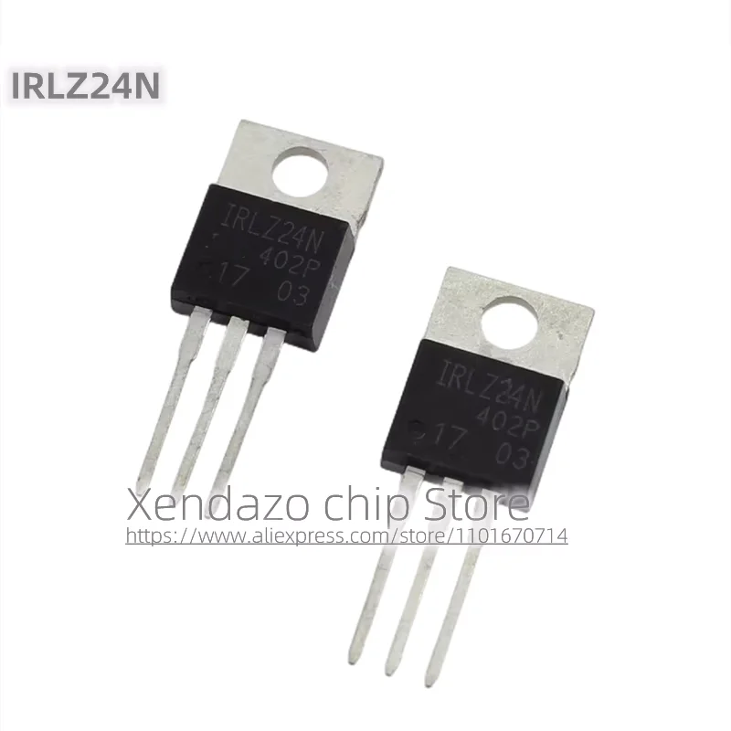 10pcs/lot IRLZ24N IRLZ24 Z24 TO-220 package 18A 55V Field effect transistor N channel