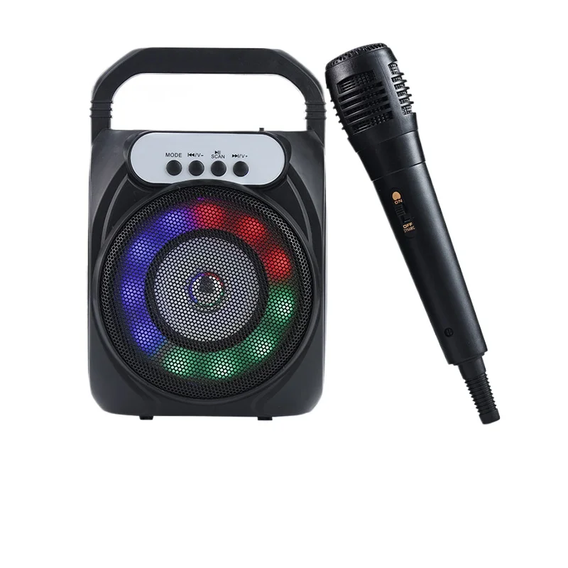 Bluetooth speaker Sound box 800mAh high power bluetooth speakers TF Udisk karaoke handheld sound subwoofers for dancing