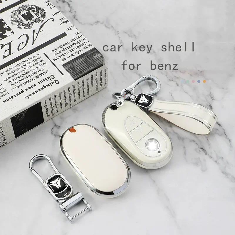 

Чехол для автомобильного ключа из ТПУ для Mercedes Benz 2021 C Class S Class W223 S350 S400 S450 S500 C200 C260 2021, аксессуары