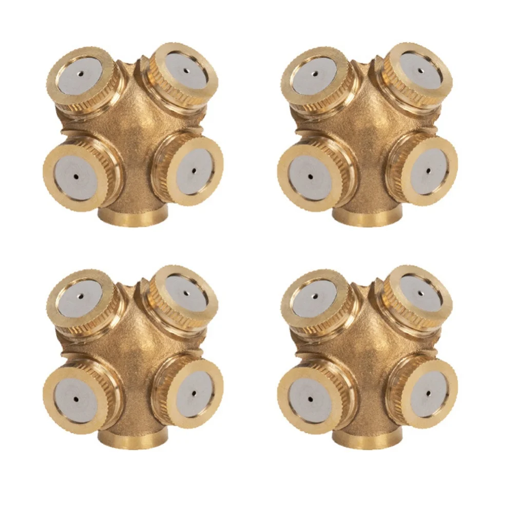 for mist Sprayer Copper Sprinkler Cooling Effect Efficient Spray Pattern Uniform Water Distribution For Garden Hose