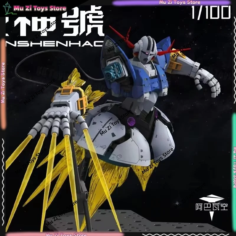 

In Stock Abawakong Mg1/100 Msn-02 Zeong Rg Enlarged Version Assembly Model Kits Plastic Skeleton Anime Action Figure Robot Model