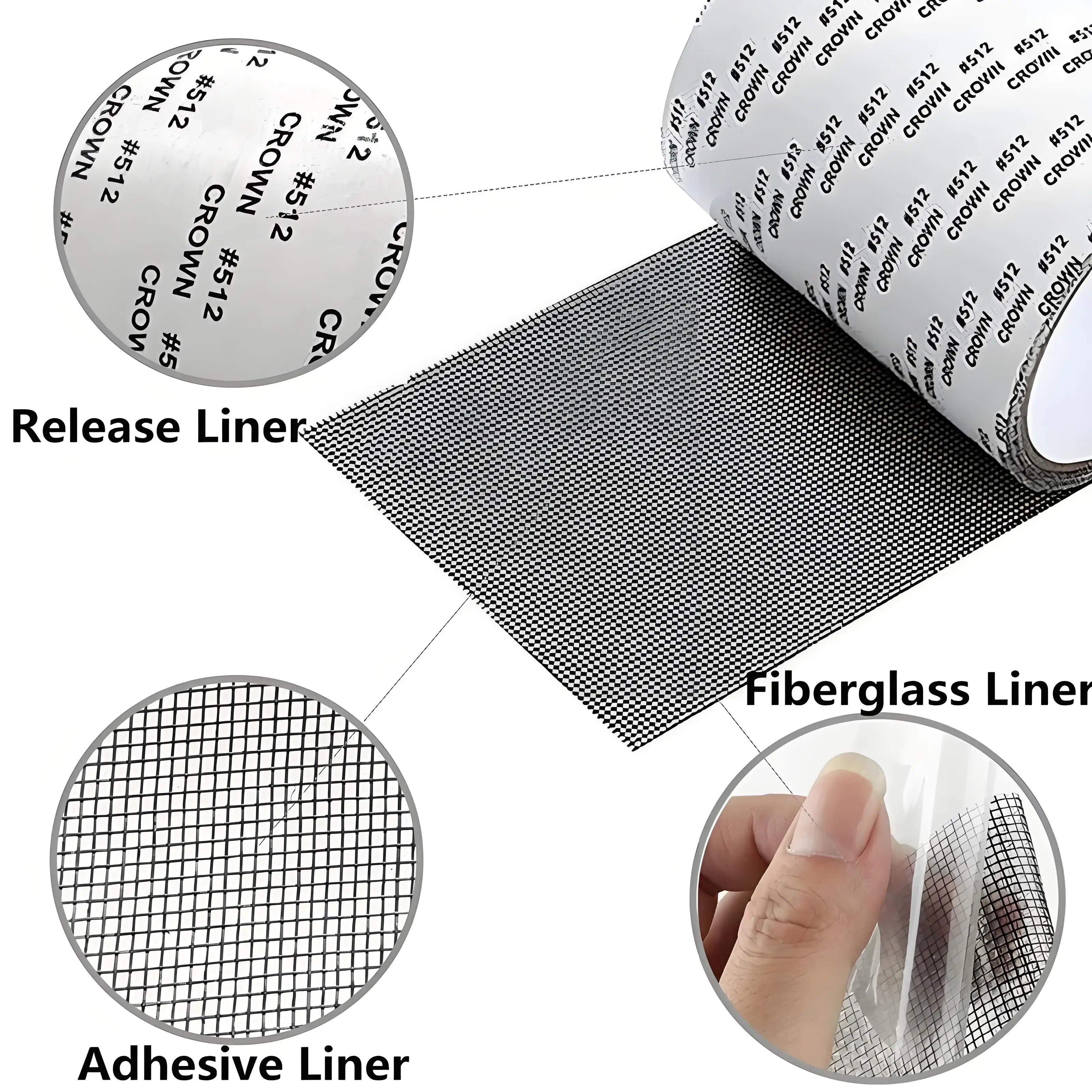 Screen Window Repair Patch Tape Mosquito Net Fixing Sticker Magic Mesh Patch Strip Home Use Leakproof Mending Tape image 4