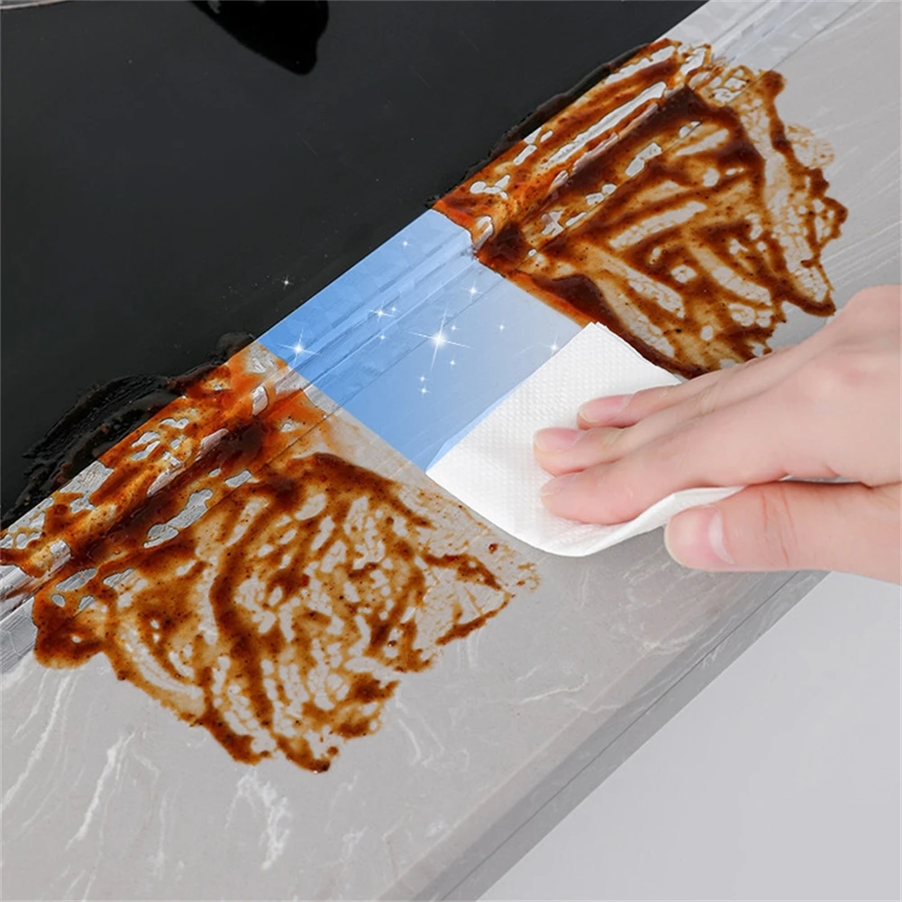 1 Piece 10M Kitchen Stove Gap Paste High Temperature Aluminum Foil Bathroom Seam Tape Kitchen Oil-proof Gadget