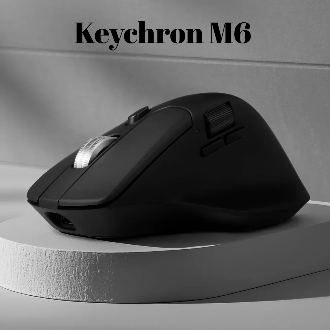 

Беспроводная мышь Keychron M6: полностью бесшумная, оптическая, частота опроса 1K, сенсор 3950, частота опроса 8K, два режима прокрутки