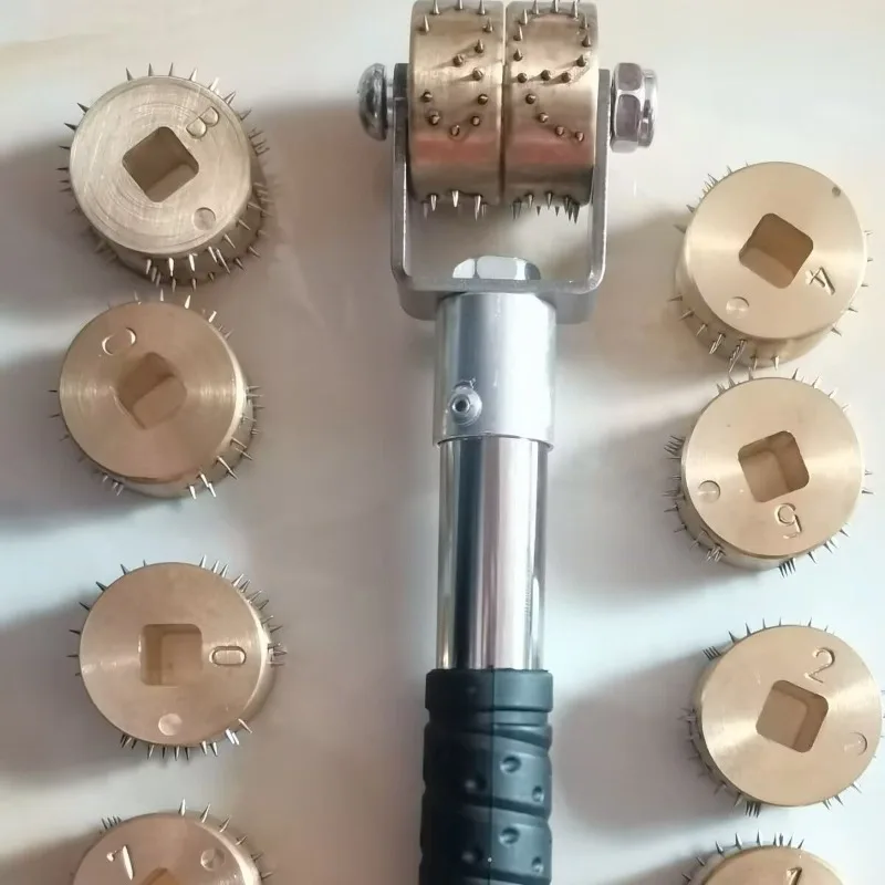 

Anti-collusion pure copper needle punching roller code, roller carton brush