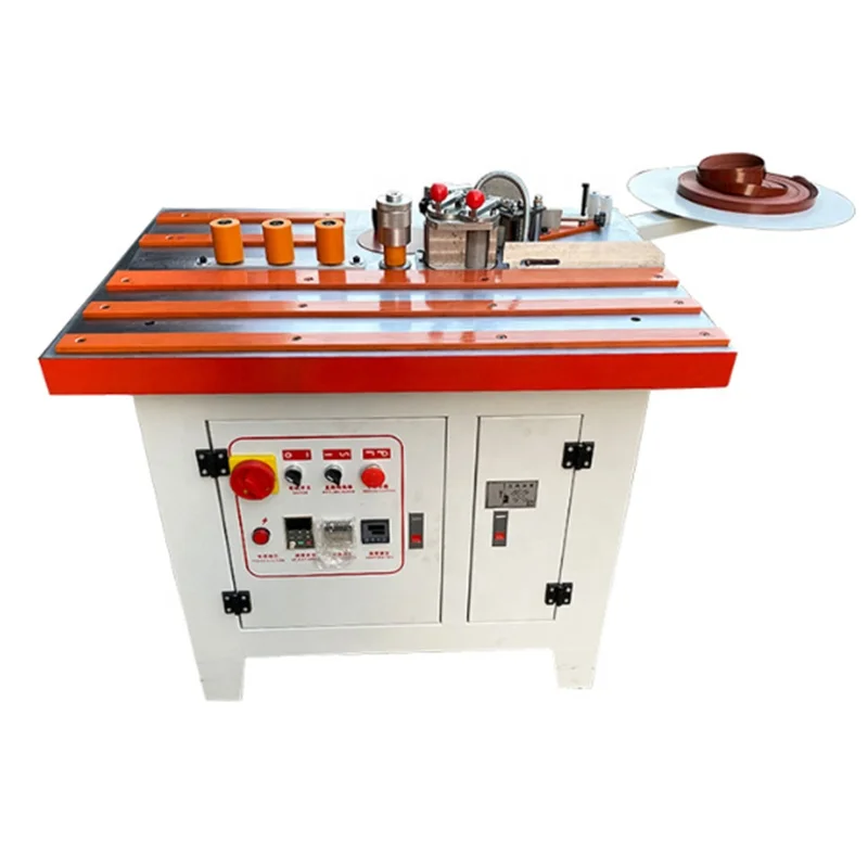 Manual edge bander straight and curve portable edge banding machine