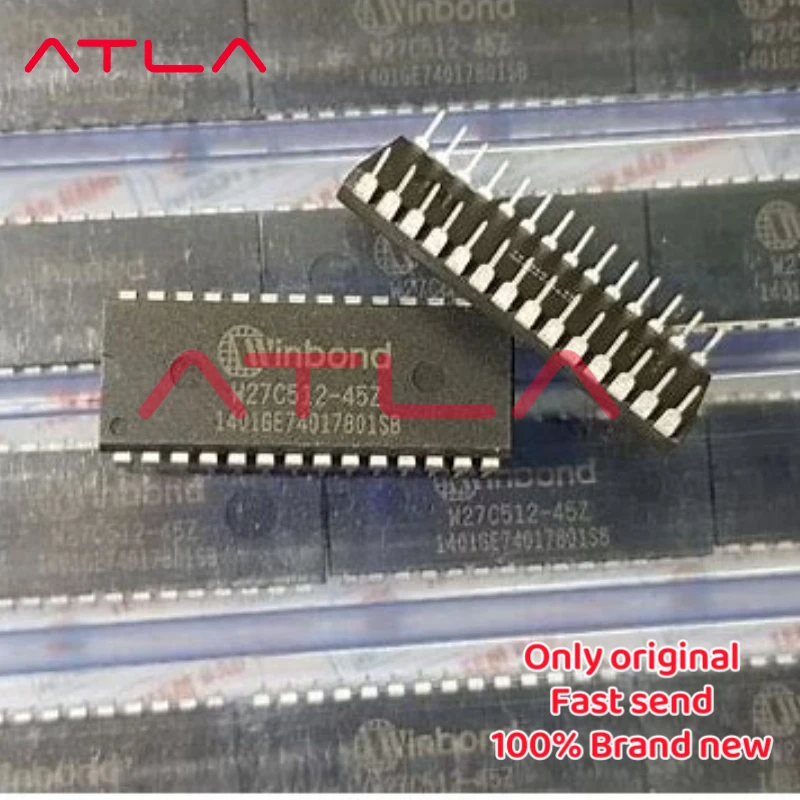 

5PCS W27C512-45Z W27C512-45 W27C512-4 W27C512 W27C51 W27C5 W27C W27 W2 IC EEPROM 512KBIT PARALLEL DIP-28