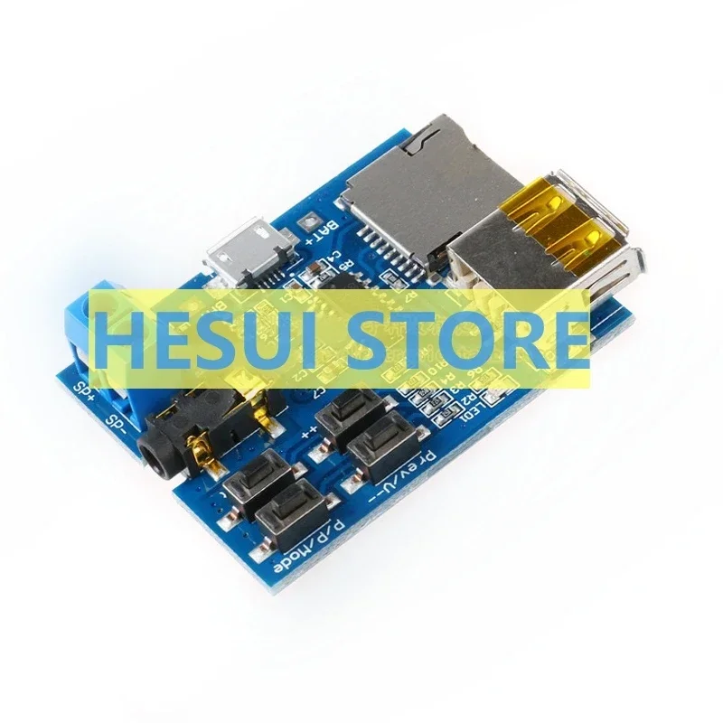 mp3 module comes with power amplifier mp3 decoder TF card U disk decoding player