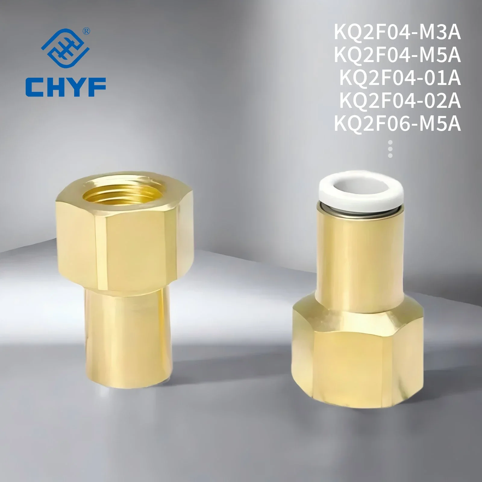 Smc original KQ2F Series Oval Type Inch Size One-touch Fittings