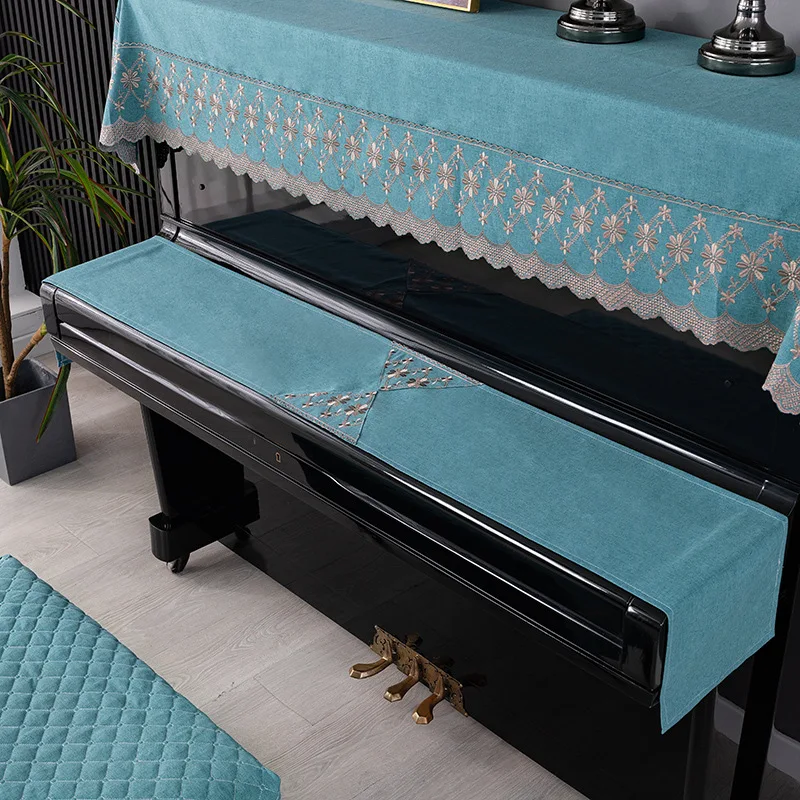 Copri Pianoforte Verticale 88 Tasti Antipolvere – Tessuto Morbido 153x36x63 Cm, Adatto A Piano Digitale E Acustico, Nero
