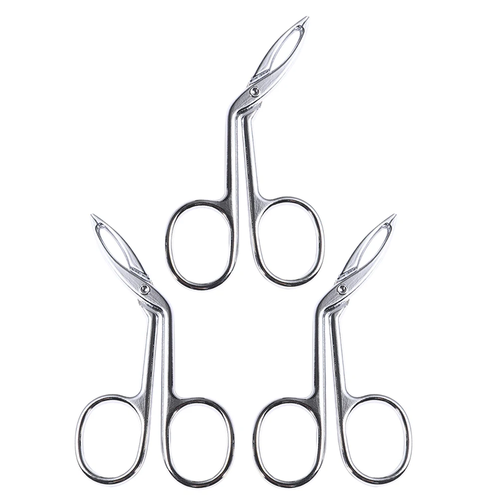 

3 Pcs Plucker Eyebrow Clip Tweezers Facial Hair Removal Tool Face for Women Miss