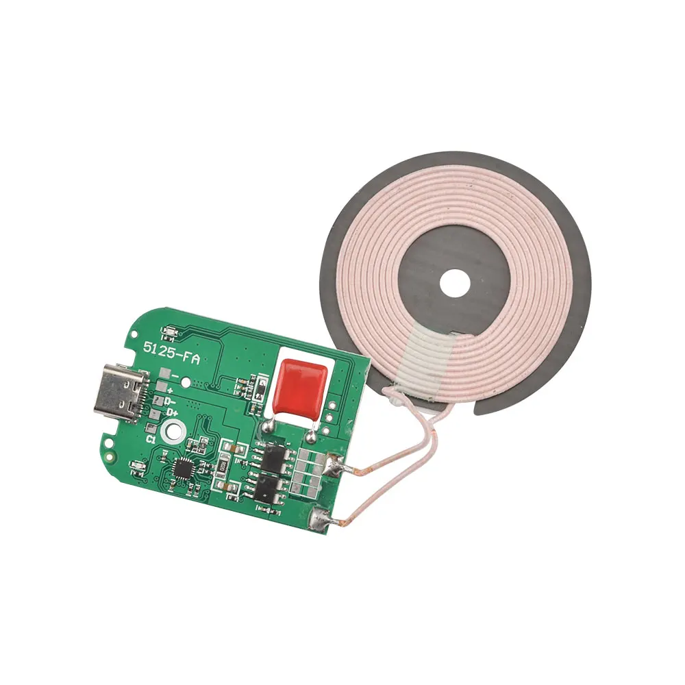 Universal Portable 5/10/15W Fast Charging Wireless Charger PCBA DIY Standard Accessories Transmitter Module Coil Circuit Board